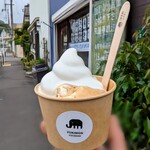 雪文 - ♪ソフトクリーム & 酒かすラムレーズン & ほろ苦プリン(底)♪