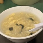 百香亭 - 玉子スープ