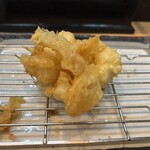 揚げたて天ぷら から天 - 小柱と小海老のかき揚げ  もちろんおいしい