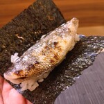 寿司 松岡 - めひかりのうにソース