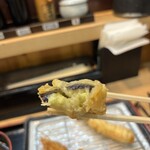 揚げたて天ぷら から天 - ナス  おいしいよ