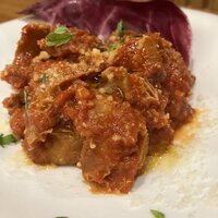 牛トリッパのトマト煮