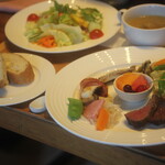 Cafe 元気スイッチ - 料理写真:ツインランチ