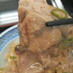 Yoshinoya - 豚肉アップ