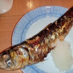 立ち呑み 晩杯屋 - イワシ塩焼き