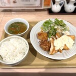 麺遊喜 鳳城 - 料理写真:鳳城定食ご飯大盛り（税込820円）素晴らしいコスパ