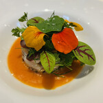 レストラン コートドール - 活蛸とキヌアのサラダ仕立てサルサソース