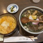 松月 - ヴィッセル定食の蕎麦