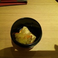 竜むら - 雲丹の入った前菜
                