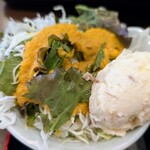 てっぺん - サラダ✨ポテサラはいぶりがっこ入り♡(^^)