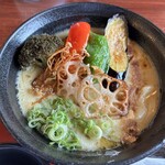 うどん工房かたつむり - 【グリーンカレーうどん】