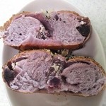 テコナ　ベーグルワークス - 紅いもクリームチーズ