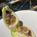 RAU - 綺麗に半分には割れませんでした。