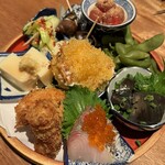 めしや 浮世ばなれ - 八寸おまかせ盛り合わせ