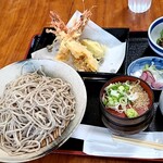 味処みずほ - 上天ざる(土日数量限定)