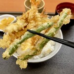 天丼てんや - インゲン天