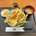 天丼てんや - 天丼、海老天追加
