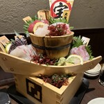 三陸鮮魚と炭焼牛たん かっこ - 大黒天　刺し盛り