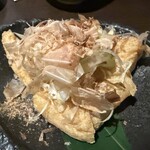 三陸鮮魚と炭焼牛たん かっこ - 油揚げ