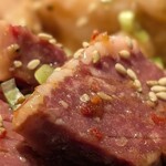 近江牛ホルモン いるもん - ハツ   包丁がより美味しくさせてくれる