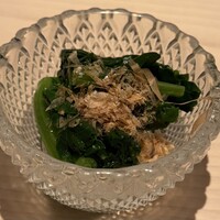 すし寿 - 菜の花のお浸し