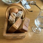 donner - ﾊﾟﾝ3種､それぞれ美味しいけど真ん中のが特に好き♡