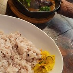 箱根かれー 心 - 心カレーカツを一切れもらい【カツカレー】に？