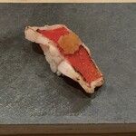 鮨 山口 - 金目鯛皮目炙り