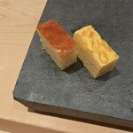 鮨 山口 - 玉  芝海老(左)   出汁