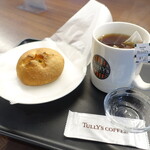 タリーズコーヒー - 料理写真:ティー＆パン（785円）