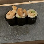 鮨 山口 - 北寄貝.胡瓜の細巻