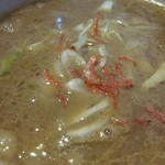 麺や 司 - 海老塩つけ麺　つけ汁