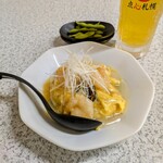 北海らーめん - 海老と玉子炒め(塩あん)