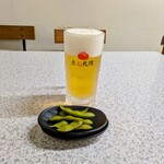 北海らーめん - 生ビール