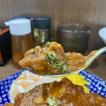 ヌードル＆スパイスカレー 今日の1番 - ガーリックトマトチーズチキンカレー　あっぷ