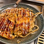 鉄板居酒屋 ちかおちゃん - エビモダン　1320円税込　そばが入っていいるのでボリュームたっぷり。エビもプリプリでした。