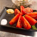 鉄板居酒屋 ちかおちゃん - 胡椒がかかって、酒のつまみなります