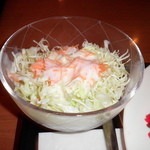 センター食堂 - ミニサラダが付いてます
