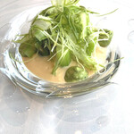 unito - アスパラのチーズソース