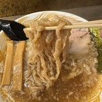 煮干中華蕎麦 ふじた - 麺アップ