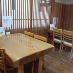 蕎麦正まつい - 店内　落ち着いた雰囲気