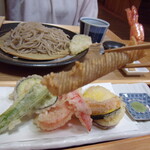 蕎麦正まつい - 海老の蕎麦巻き　いただきます(^^♪