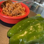 アケボノスタンド - パリパリピーマン 180円。