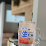 アケボノスタンド - 大梅干しサワー MAGA 700円。