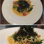 ぼのぼの - ほうれんそうパスタ。ぼのぼのオークワ南紀店(和歌山県新宮市)食彩品館.jp撮影