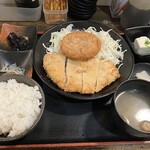 明石八 - チキンカツ定食560円