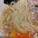 麺家 たけ田 - 麺の感じ