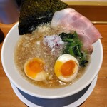 麺家 たけ田 - 松葉蟹の焼き出汁背脂中華蕎麦（塩）