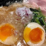 麺家 たけ田 - 松葉蟹の焼き出汁背脂中華蕎麦（塩）アップ