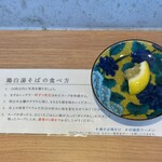 鶏白湯そば 鶏すけ - 食べ方と味変ﾚﾓﾝ